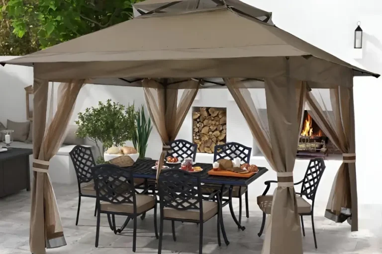 screened in pop up gazebo