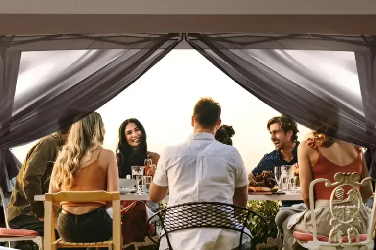 how to decorate a pop up gazebo